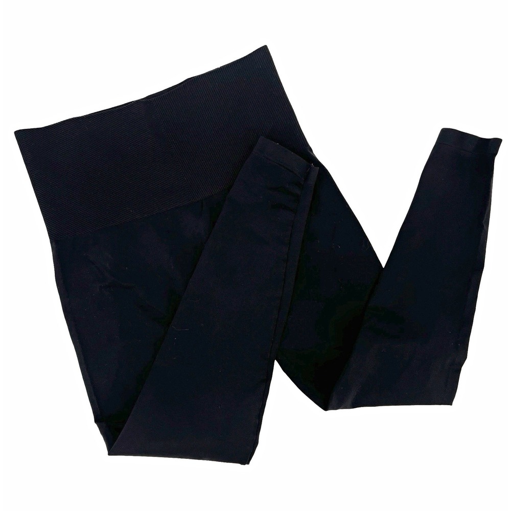 Assets by Spanx High-Waisted Firm Compression Shapewear Leggings Black L